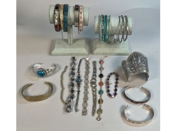 Silver And Costume Bracelets (CTF 10)