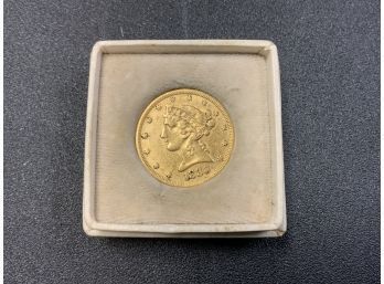 1880 $5 Dollar Liberty Gold Half Eagle (CTF10)