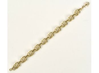 14K Round Link Bracelet (CTF10)