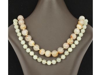 Chinese Jade Bead Necklaces (CTF10)