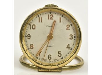 Cartier Brass Travel Alarm Clock (CTF10)
