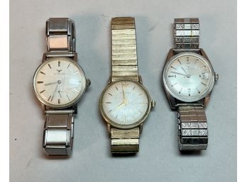 Three Wittnauer Wrist Watches (CTF10)