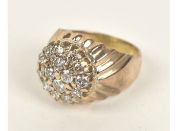 14K Gold And Diamond Ring (CTF10)