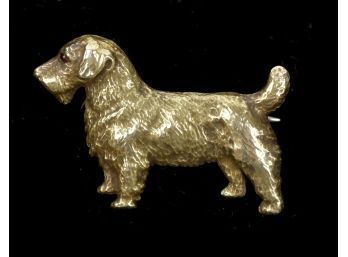 14k Gold Dog Pin (CTF10)