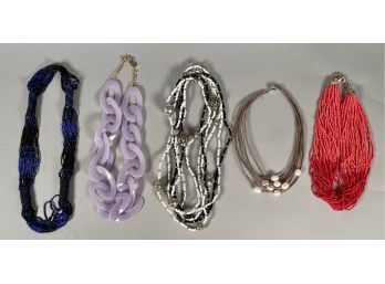 Seven Costume Necklaces (CTF10)