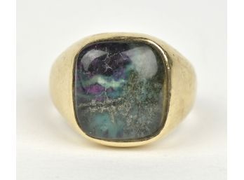 Gold Ruby Zoisite Ring (CTF10)