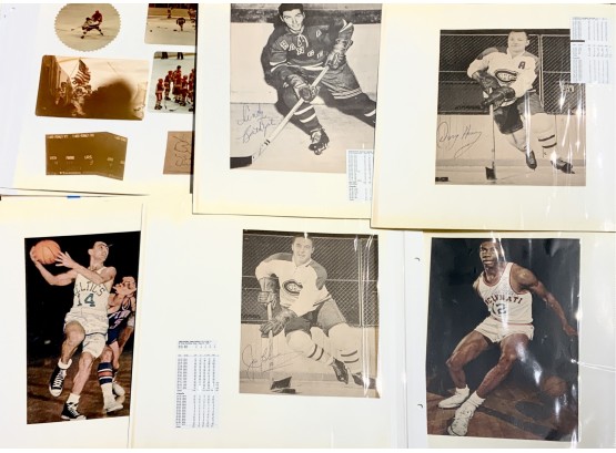 Fabulous Lifelong Collection Of Sports Signatures, Including Olympic, Hockey, Basketball, Baseball (CTF20)