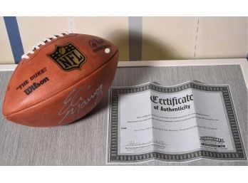 Eli Manning Autographed Football (CTF10)