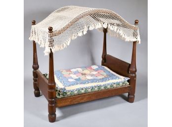 Vintage Canopy Style Doll Bed (CTF10)