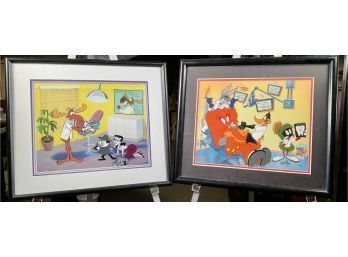 Two Warner Bros. Animation Cels, Rocky And Bullwinkle And Monster Of A Tooth (CTF20)