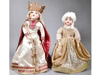 Armand Marseille Kiddiejoy Matilda Of Flanders And French Aristocracy Bisque Head Dolls (CTF20)