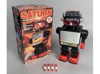 Kamco Battery Operated Giant Saturn Robot With Box (CTF10)