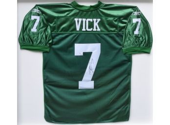 Michael Vick Autographed Framed Jersey (CTF10)