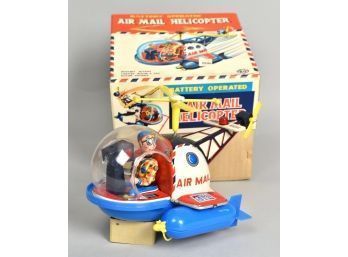 Air Mail Helicopter Battery Operated, By KO Toys (CTF10)
