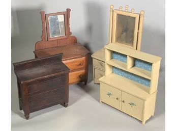 Four Pieces Of Vintage Doll Furniture (CTF20)