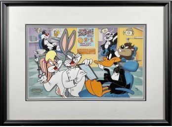 Kirk Mueller Limited Edition Warner Bros Animation Cel, Dr. Bugs Implant Madness (CTF20)