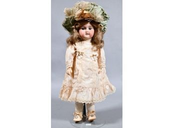 Armand Marseille Floradora Bisque Head Doll With Stand (CTF10)
