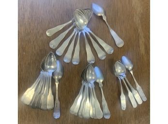 Coin Silver Spoons, 30 Pcs. (CTF10)