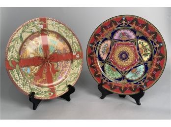 Two Versace Rosenthal Holiday Display Plates,  7 Of 8 (CTF10)