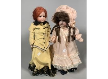Two Antique Bisque Dolls (CTF10)