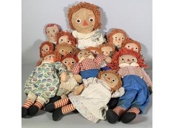 14 Vintage Raggedy Ann And Andys,  (CTF20)