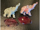 Five Chinese Carved Hardstone Elephants (CTF10)