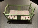Antique Painted Doll Crib (CTF10)