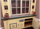 Well Made Country Painted Hutch By Woodland Furniture Idaho (CTF100)