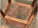 Antique French Inlaid Two Drawer Stand (CTF10)