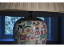 Antique Chinese Porcelain Table Lamp (CTF10)