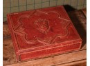 Antique Red Leather Game Box (CTF20)