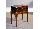19th C. Rosewood English Writing Box/desk, On Later Stand (CTF20)