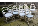 Twelve French Country Farmhouse Dining Chairs (CTF50)