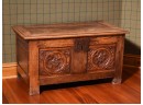 Antique Carved Oak Joined Chest (CTF20)
