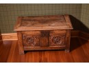 Antique Carved Oak Joined Chest (CTF20)