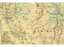 Antique Colton's Map, Western America 1860 (CTF10)