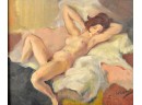 John Coppin Oil, Reclining Nude (CTF20)