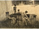 Troy Kinney Etching, The Rehearsal (CTF10)