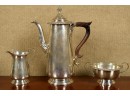 Three Piece Vintage Sterling Tea Set (CTF20)
