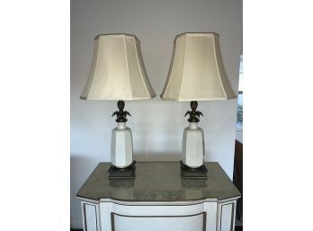 Pr.  Vintage Lenox Table Lamp (CTF20)