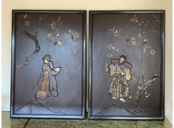 Two Antique Japanese Panels (CTF20)