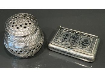 Two Silver Boxes (CTF10)