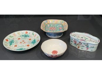 Antique Chinese Porcelain, 4pcs (CTF10)