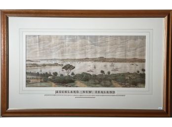 Vintage Lithograph Auckland New Zealand (CTF10)