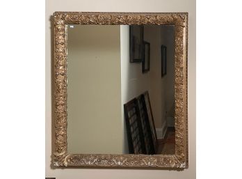 Antique Carved Gilt Wall Mirror (CTF20)