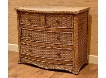 Contemporary Wicker Four Drawer Chest (CTF30)