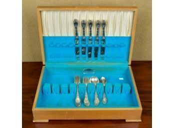 Whiting Sterling Flatware In Case (CTF20)
