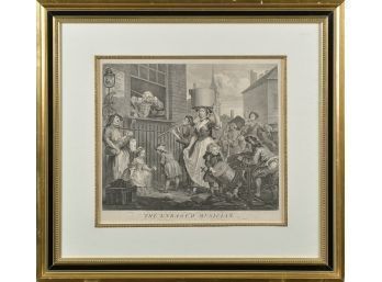 William Hogarth Engraving, The Enraged Musician (CTF20)