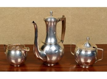 Vintage Barbour Silver Co. Three Pc. Sterling Tea Set (CTF10)