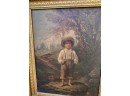 Prangs Chromos Whittiers Barefooted Boy Colored Print (CTF10)